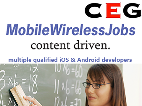 MobileWirelessJobs is the Executive Recruitment blog for iOS and Android developers, Network Ops, Telecom, RF Engineers and Tower Climbers